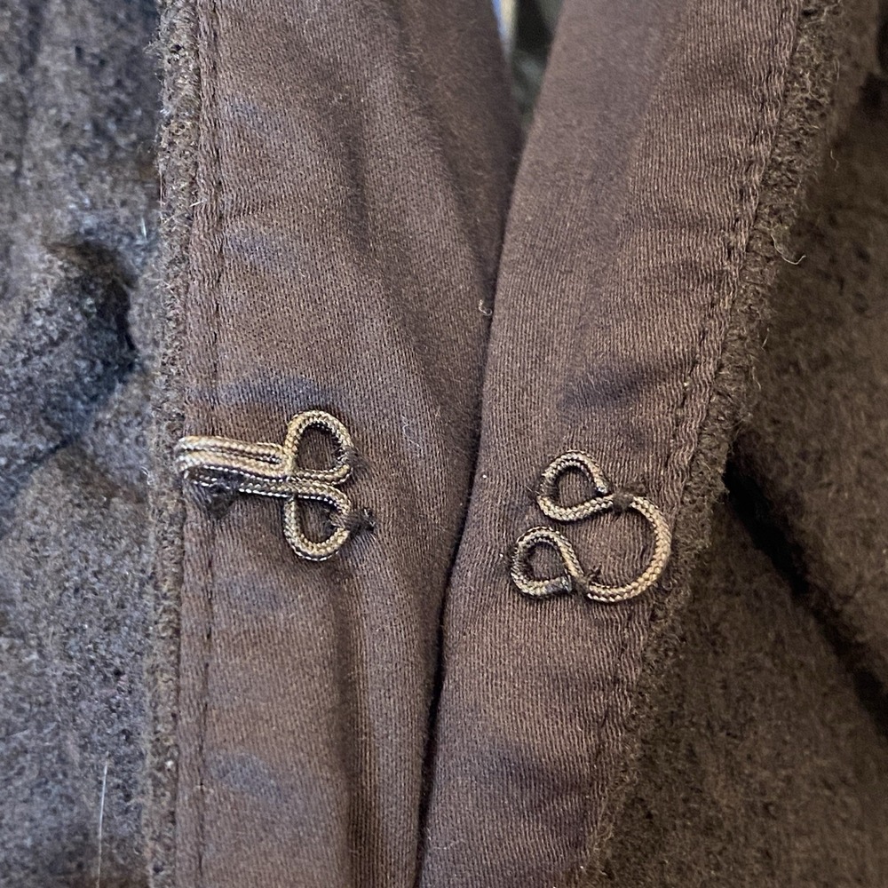 elevenses Dark Brown Ruffle-Trim Open Blazer - Picture 6 of 12